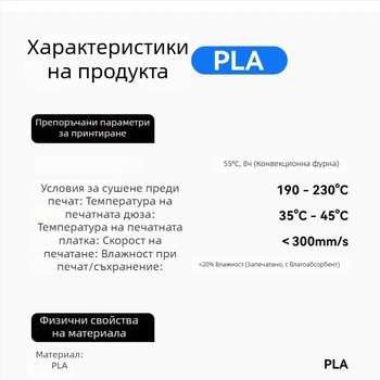 Caige PLA метален филамент, 1 кг, PLA-METAL за 3D принтиране