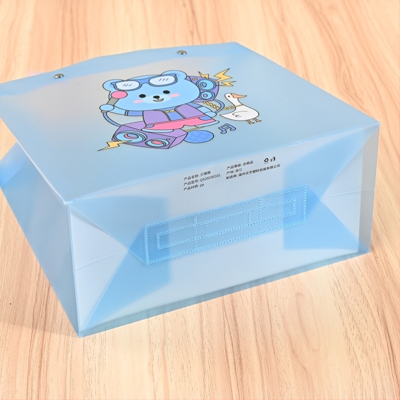 PP чанта за ръка — мътен прозрачен PVC твърд пластмасов (Двоен слой дебелина: 36 silk; Код на продукта: Internet celebrity bag; Марка: Hong kai; Използване: сувенирна чанта)