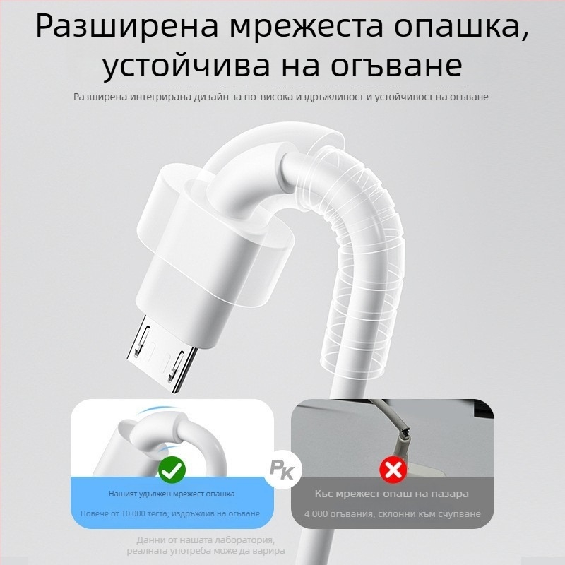 Type-C USB кабел за данни със скоростно зареждане, дълъг 5 м и повече, единичен конектор, ТПЕ материал