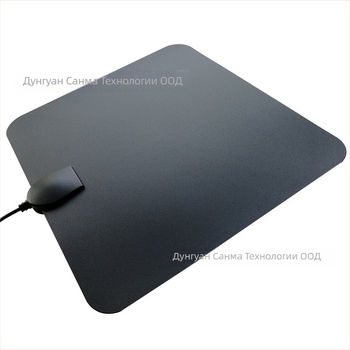 Вътрешна HDTV антена, квадратен дизайн от тънък филм, прием на сигнал с висока разделителна способност; OEM марка, лицензирана частна марка.