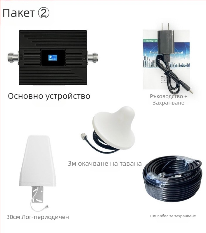 CDX-60 900MHz GSM сигнален усилвател за хотели, гъсти сгради, супермаркети и подземия