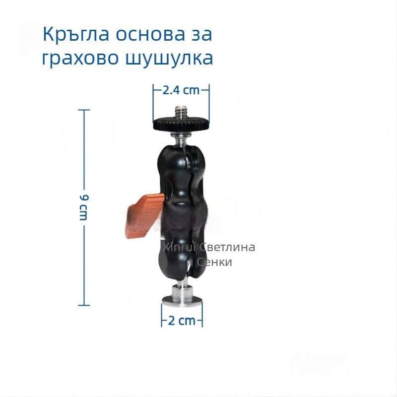 Десктопен монтажен държач – модел Pea pods + crab claws, алуминиева сплав, максимален товар 2 кг, тегло 128 г