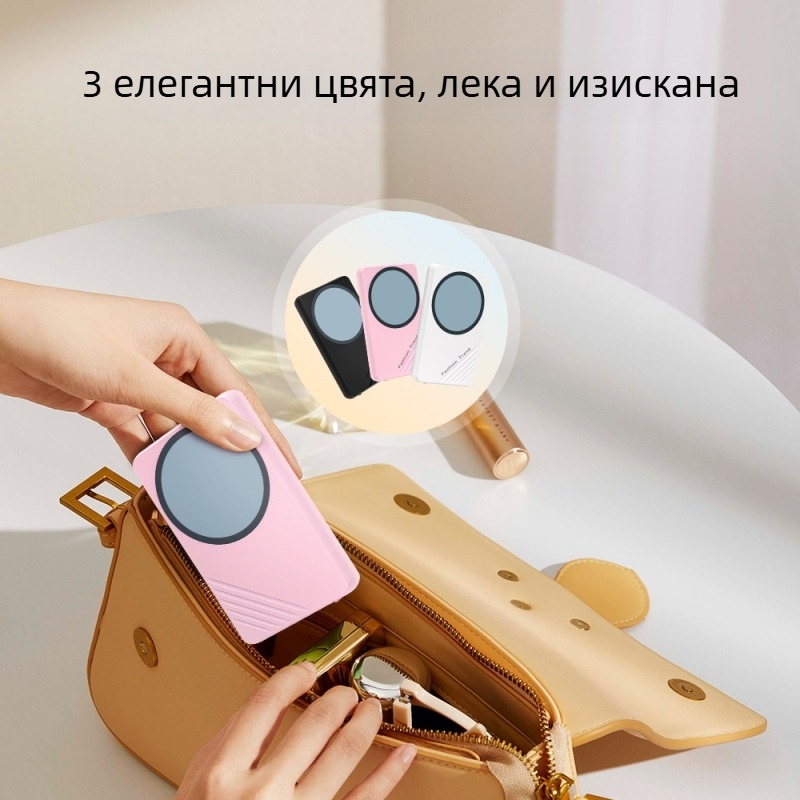 Екран за селфи — ABS+Силикон+Магнитно засмукване; Bluetooth; Съвместим с iOS 9.0+ / Android 2.0+ / HarmonyOS 3.0+ / MagicOS; Печат на персонализиран логотип