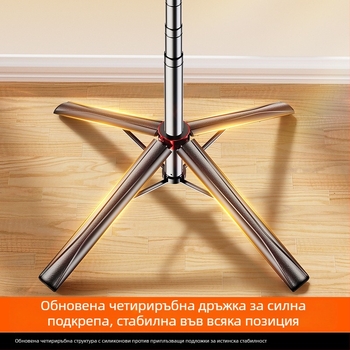 Телескопична неръждаема стоманена селфи стика с дистанционно управление, вградена подсветка и Bluetooth, за селфи и лайвстрийм.