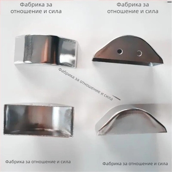 Защитник за ъгъл на легло от неръждаема стомана с хромирано покритие, блясък, марка Caisi, персонализируем