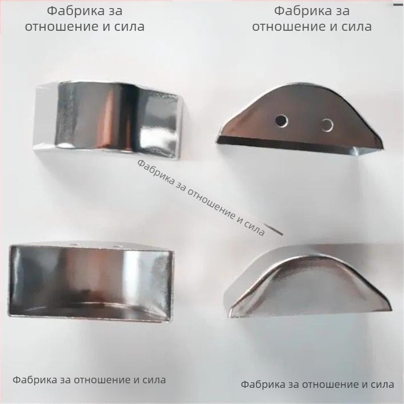 Защитник за ъгъл на легло от неръждаема стомана с хромирано покритие, блясък, марка Caisi, персонализируем
