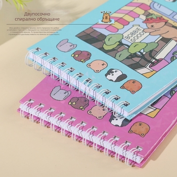 Детска книжка за рисуване с акварел и оцветяване, ръчно рисувани скици, портативна рисункова книжка за деца в детската градина и ученици (Материал: дърво; Марка: Nothing; Внос: Не; IP разрешение: Не)