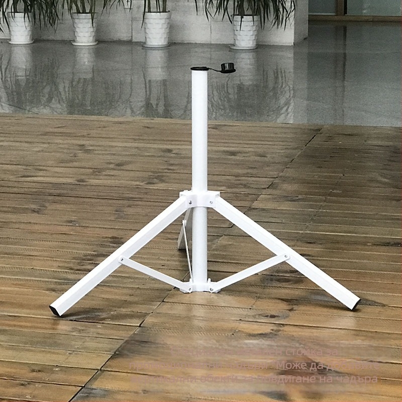 Дълъг чадър с 8 железни лъча, железна дръжка, ръчно отваряне, плат 190T