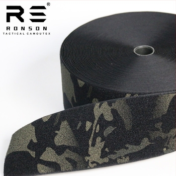 Rongsheng камуфлажен вълнен велкро лента за маншет на ръкав, нейлонов Velcro материал за защитно оборудване и облекло