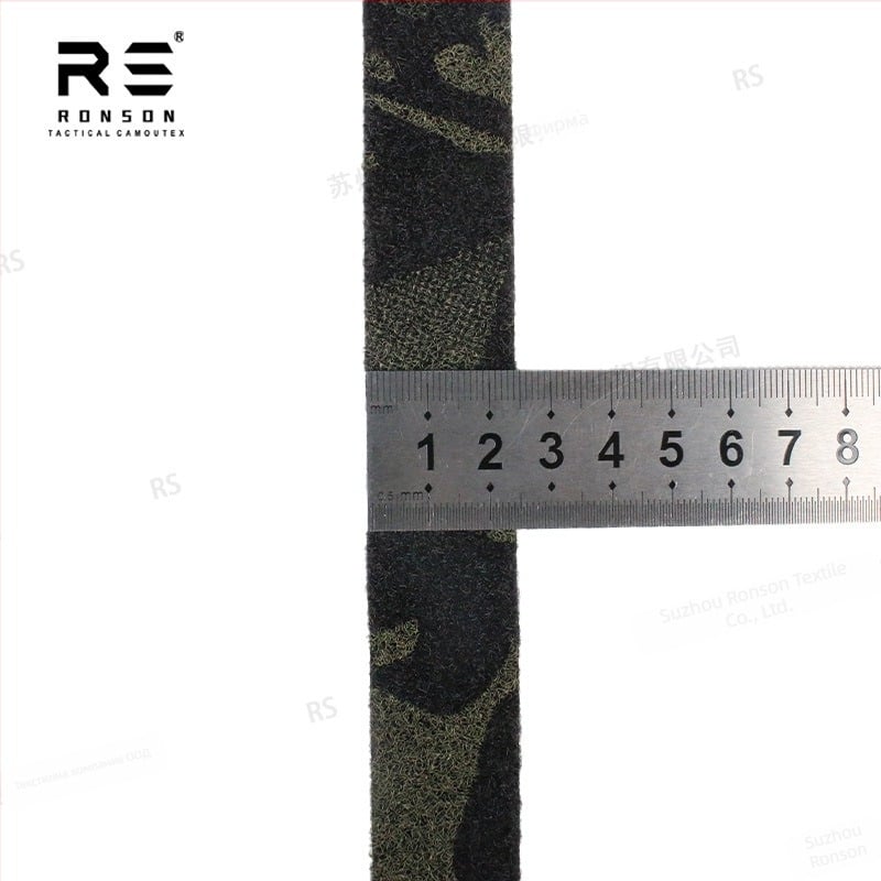 Rongsheng камуфлажен вълнен велкро лента за маншет на ръкав, нейлонов Velcro материал за защитно оборудване и облекло