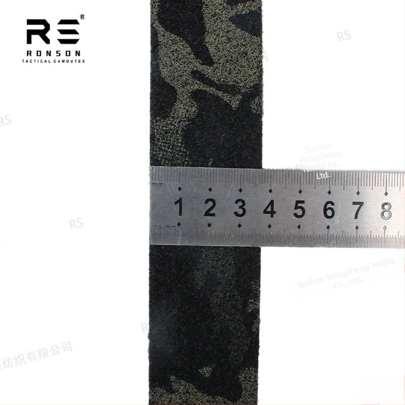 Rongsheng камуфлажен вълнен велкро лента за маншет на ръкав, нейлонов Velcro материал за защитно оборудване и облекло