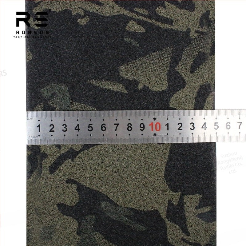 Rongsheng камуфлажен вълнен велкро лента за маншет на ръкав, нейлонов Velcro материал за защитно оборудване и облекло