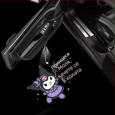 Автомобилно посрещателно светло с ангелски крила и проекция (Без кабели, монтаж с лепило, 5V, 0.2A, модел Mks-3234)