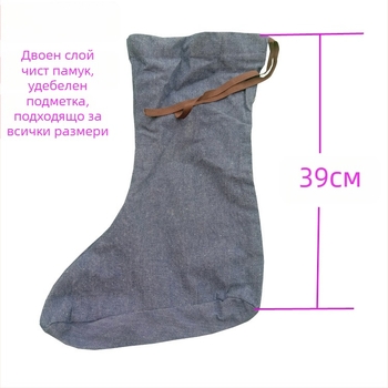 Миньорски памучни чорапи с подплатени вложки за ботуши, висок маншет, влагоотводни, индустриална и минна употреба в студени складове