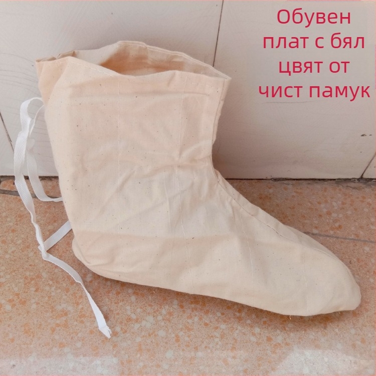 Миньорски памучни чорапи с подплатени вложки за ботуши, висок маншет, влагоотводни, индустриална и минна употреба в студени складове