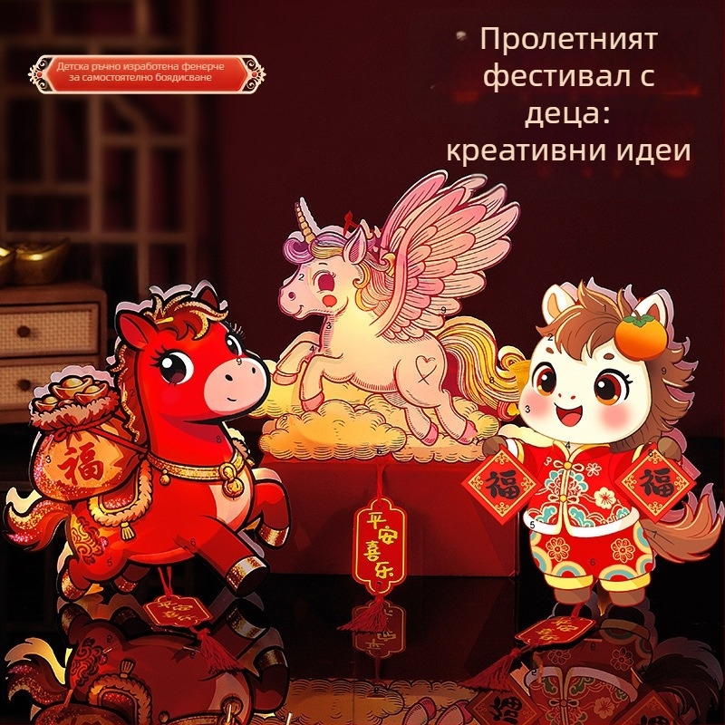 PVC фенер, ръчна изработка, Китайски стил, DIY