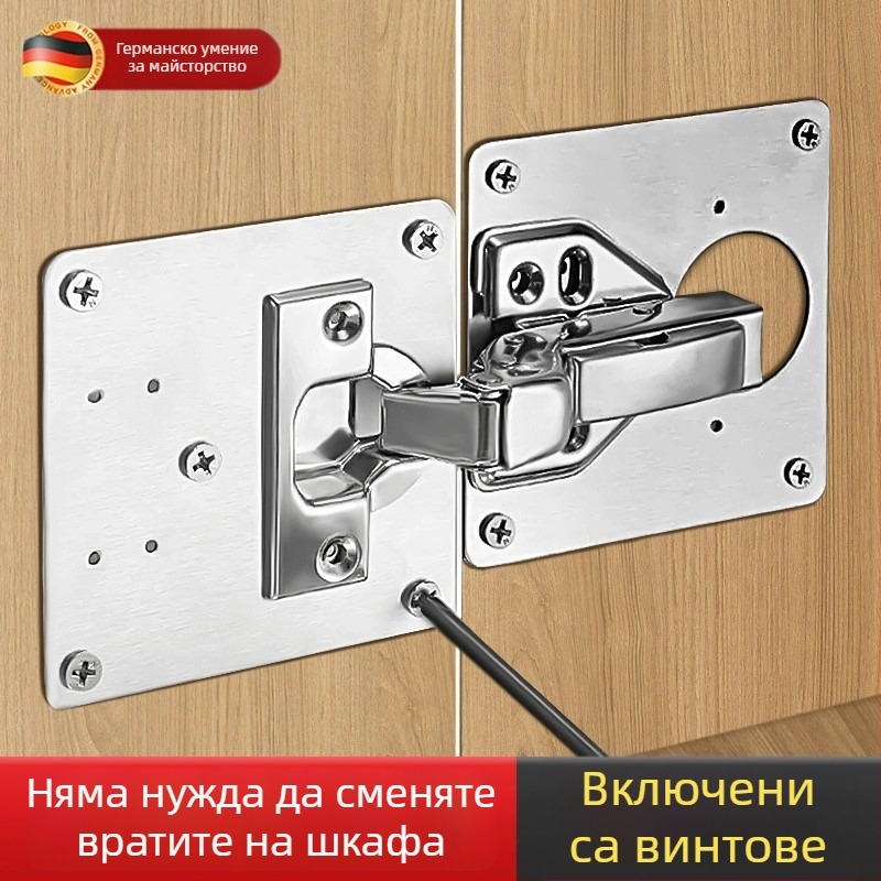 Шарнирна ремонтна плоча за врата на шкаф, неръждаема стомана, Beautiful horse, за врати на шкаф, нов китайски стил