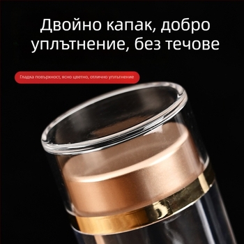 Прозрачна акрилна бутилка за капсули, хранително качество, за Cordyceps капсули, обем 3ml/6ml/13ml/30ml, с персонализирано лого