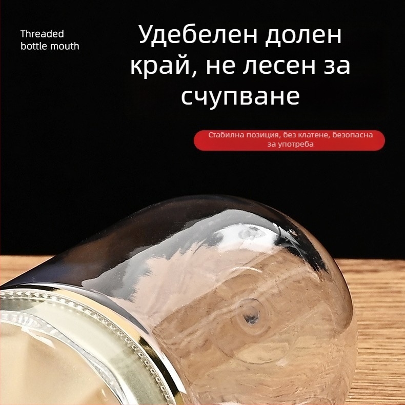 Прозрачна акрилна бутилка за капсули, хранително качество, за Cordyceps капсули, обем 3ml/6ml/13ml/30ml, с персонализирано лого