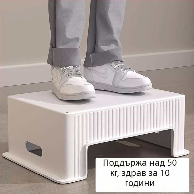 Под бюрото кутия за книги с ролкова подвижна система – подвижна и премахваема поставка за учебници (PP пластмаса, без монтаж)