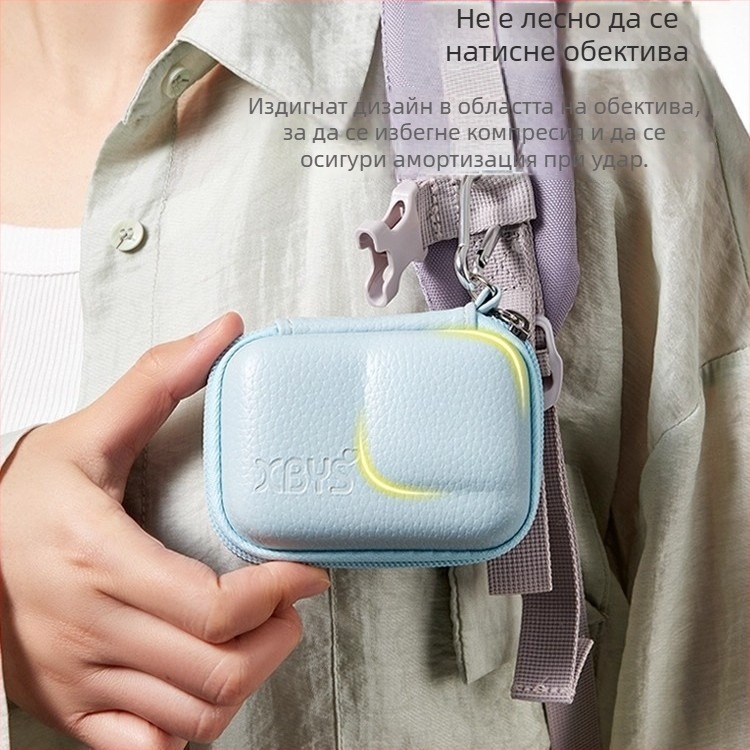 PU твърд калъф за DJI Action 5 Pro и Action 4/3 спортна камера – защитен корпус, модел FD002, тегло 45 g