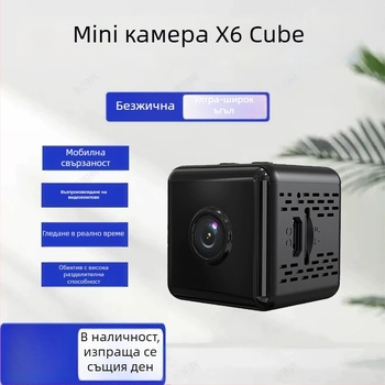 Интелигентна Wi‑Fi камера X1, 1080p video, нощно виждане, 3.6 мм обектив, облачно съхранение, управление чрез мобилно приложение