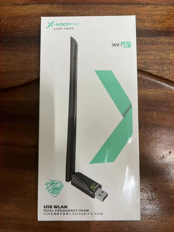 1200Mbps USB Wi‑Fi адаптер без драйвер, двойнодиапазонен 2.4/5GHz, за настолен компютър и лаптоп