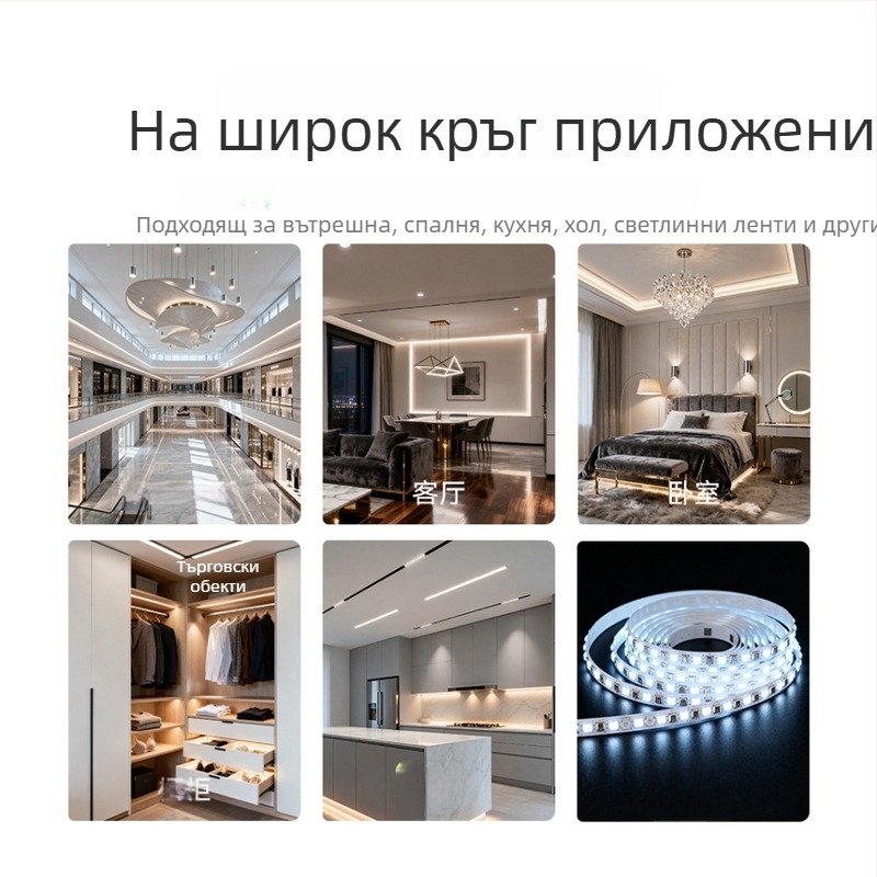 LED драйвер за ленти с плавен старт, 24V DC, вход 176–264V, изходен ток 2.5–16.6A, макс. мощност 400W, ефективност >93%