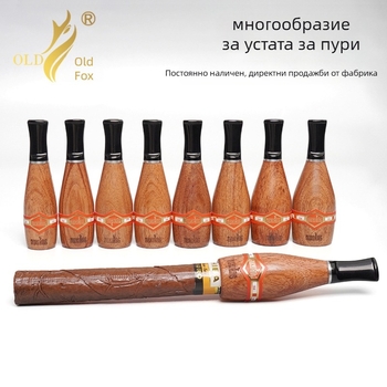 Мундщук за пури с филтър — преносим дървен, циркулационен филтър, мулти-диаметр, персонализируем