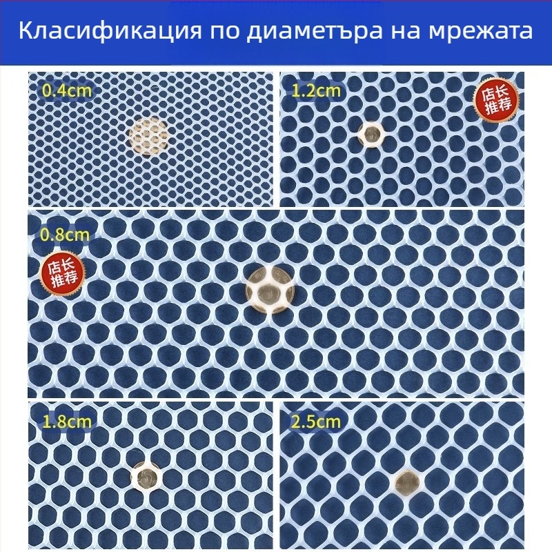 PVC пластмасова мрежа за развъждане на птици, оградна и противодивна мрежа, модел Zh-fhw, марка Neck Strength, авторизиран частен бранд