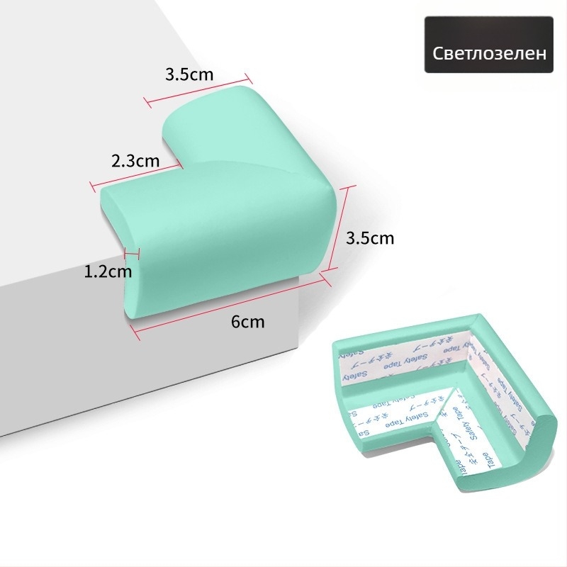 Бебешки предпазител за ъгъл – прав ъгъл, за легла и маси, антиударна защита