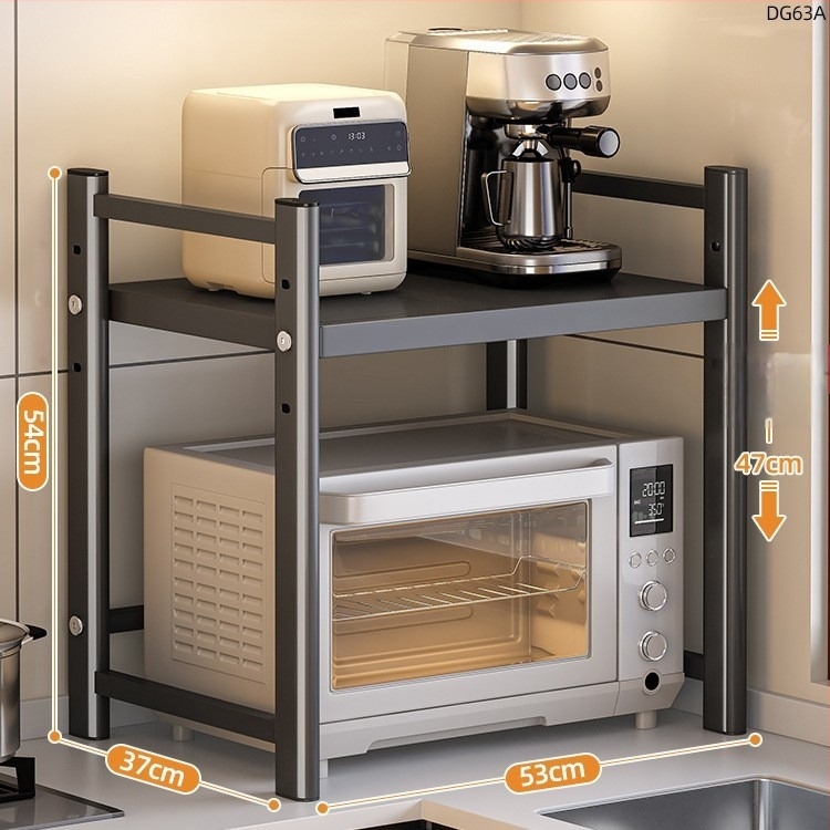 Разтегателен кухненски шкаф за съхранение, двойно ниво, метал, модел CY11, модерен минимализъм, персонализиран според чертежи