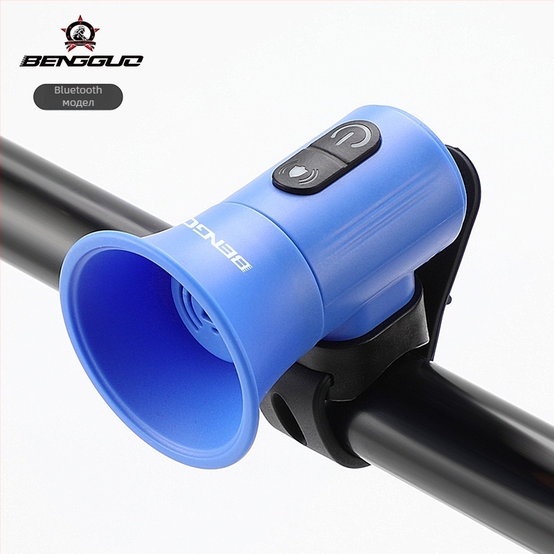 Bunguo Bg-3516 Многофункционален Bluetooth музикален записващ велосипеден звънец, мини портативен водоустойчив ABS говорител