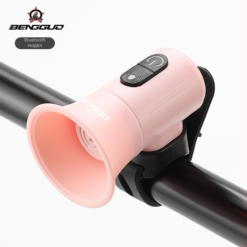Bunguo Bg-3516 Многофункционален Bluetooth музикален записващ велосипеден звънец, мини портативен водоустойчив ABS говорител