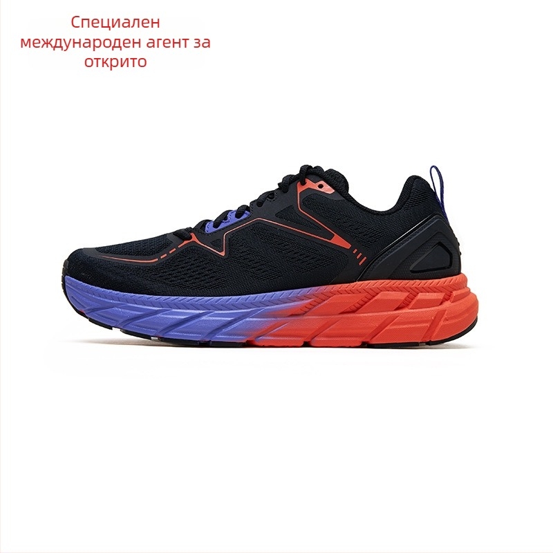 Унисекс офроуд обувки за бягане с дишащо горнище от мрежа, противоплъзгаща гумена подметка, EVA средна подметка, нисък глезен, височина на петата 3–5 см