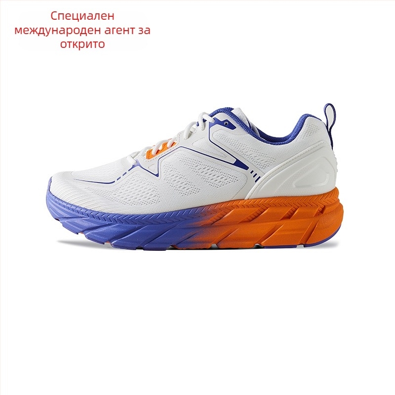 Унисекс офроуд обувки за бягане с дишащо горнище от мрежа, противоплъзгаща гумена подметка, EVA средна подметка, нисък глезен, височина на петата 3–5 см