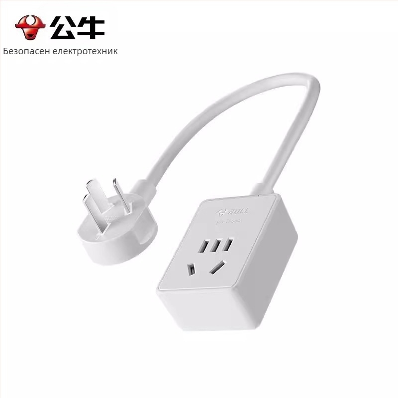 Bull преносим разклонител за захранване с едно гнездо, 10A, 2500W