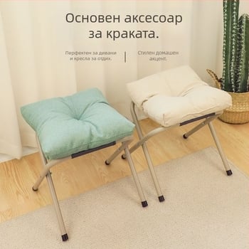 Сгъваема метална опора за крак за офис под бюро, пяна с висока еластичност, стил прост модерен, модел 12034