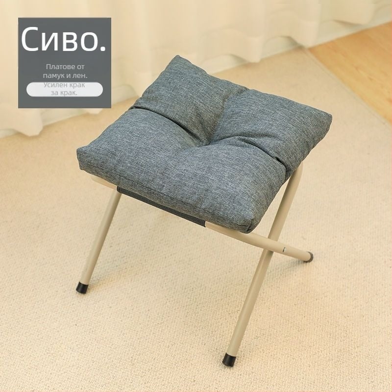 Сгъваема метална опора за крак за офис под бюро, пяна с висока еластичност, стил прост модерен, модел 12034