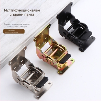 Панта за сгъване за маси — самозатягаща се 0/90/180° сгъвка, студено валцована стомана, пресоване и електроплакиране