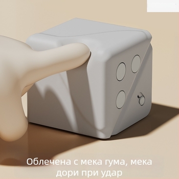 Алуминиев ъглов предпазител за прозорец - противоударна защита, вътрешно отваряне, защитен калъф