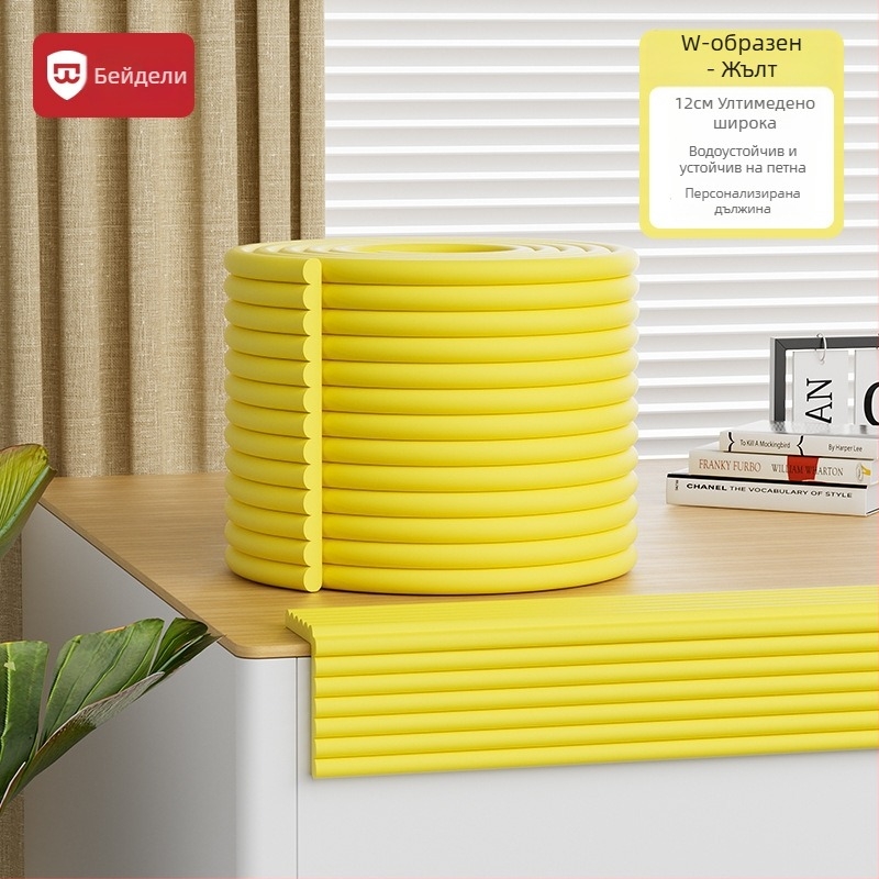 Bedeli защитна лента за ъгъл за деца – екологично чиста, без токсини, лента против удар за маса, квадратна форма, опаковка 80 бр.