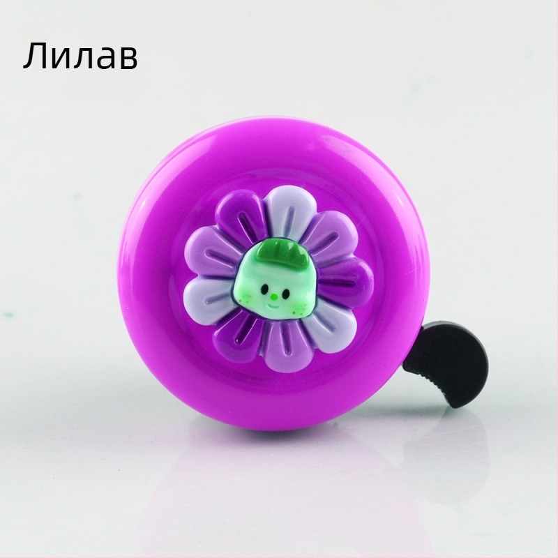 Слънчогледова детска велосипедна камбана, марка KUTUDAKE, модел Sunflower, материал: пластмаса и алуминий, опаковка: торба