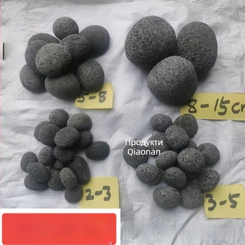 Аквариумни декоративни камъни – овална форма, вулканична каменна топка, твърд материал