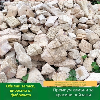 Естествен многослоен камък за аквариум и градинско озеленяване | 0,1–10 кг на парче | Персонализирано опаковане | Ландшафтен камък