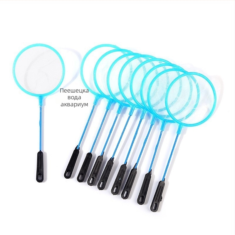 Ръчна мрежа за аквариум със плътна мрежа, кръгла форма за риби (Номер на продукта ali-649127196467, Аквариумно оборудване, Експорт през граница)