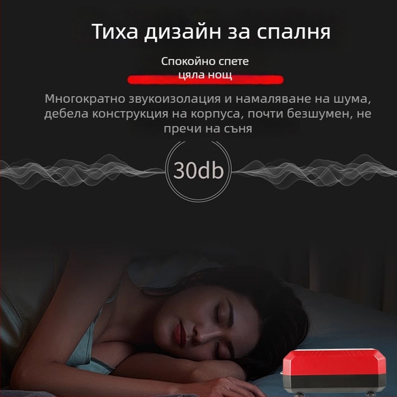 Помпа за кислород за аквариум — изключително тихо (Бранд: No1; Захранване: AC; Тегло: 1 кг; Ниво шум: 25 dB)