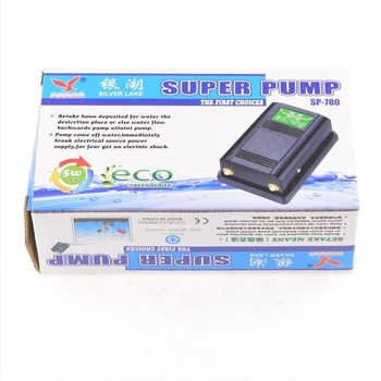 Risheng SP-780 аквариумна кислородна помпа, двуотворна конструкция, AC захранване, тегло 450 г