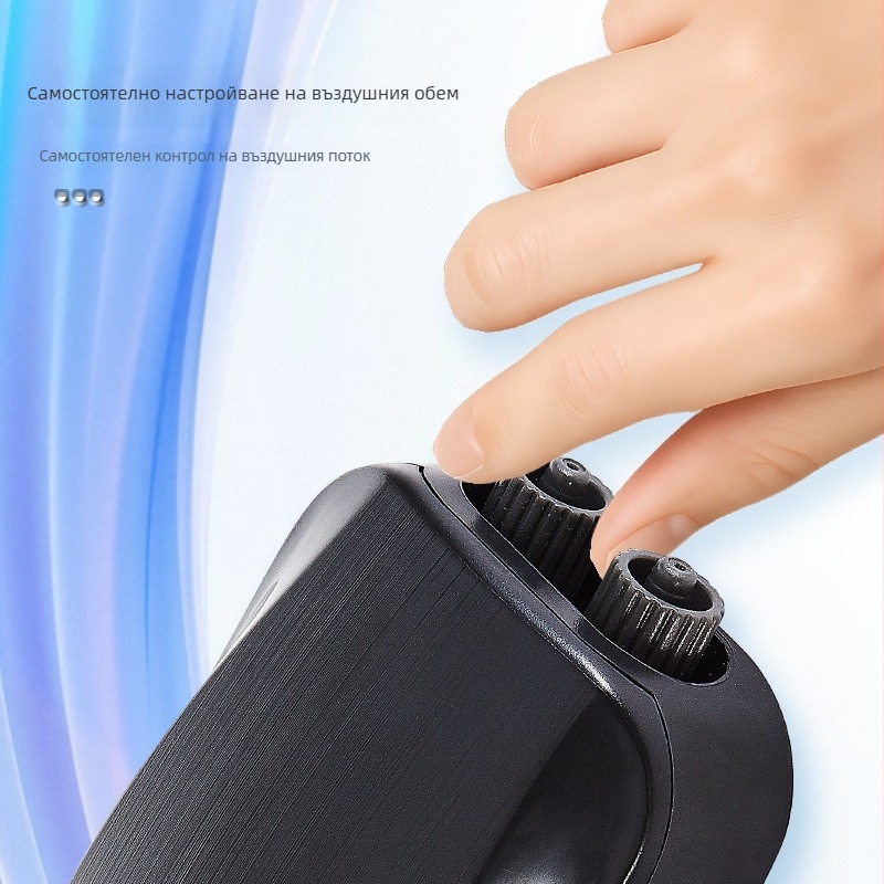 Аквариумна кислородна помпа с регулируеми двойни изходи, 2,5W, тиха за домашно ползване