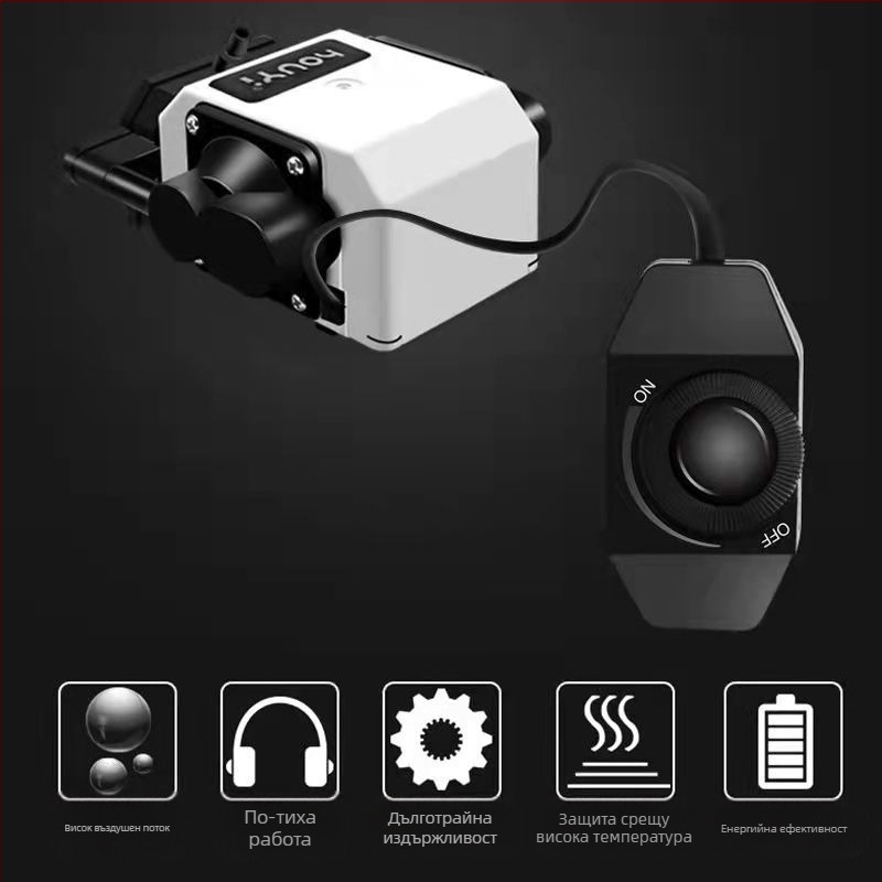 Аквариумна въздушна помпа с висока мощност за аериране на аквариуми (Марка: Thick meaning; Внос: Не; Тип: въздушна помпа за аквариум; Мощност: висока; Функция: кислородиране)